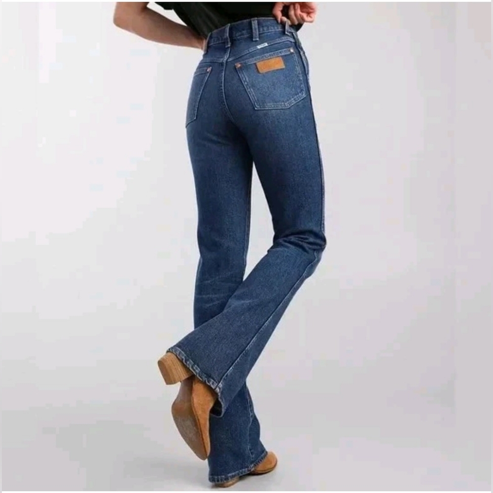 NWOT Wrangler Westward 626 High Rise Bootcut Flare Dark Wash Jeans 27 x 32
